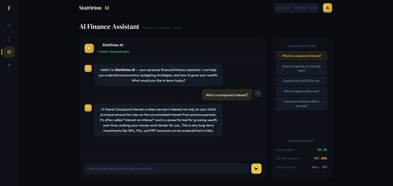 Statorion AI-Smart Finance Assistant – screenshot 5
