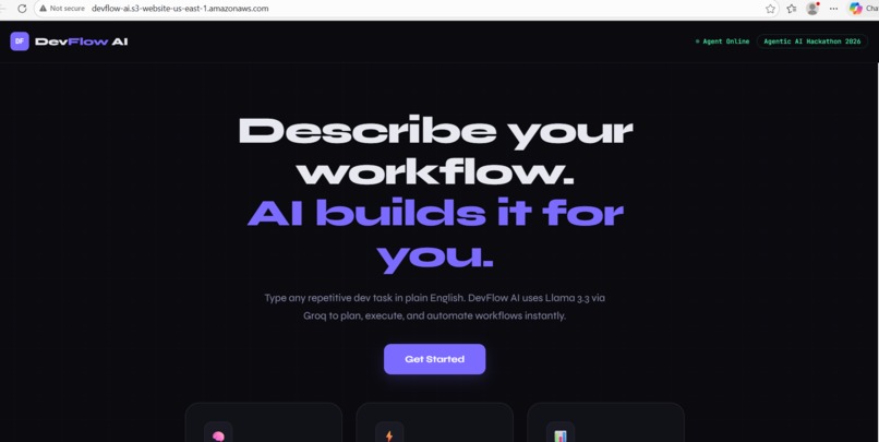 DevFlow AI – screenshot 1