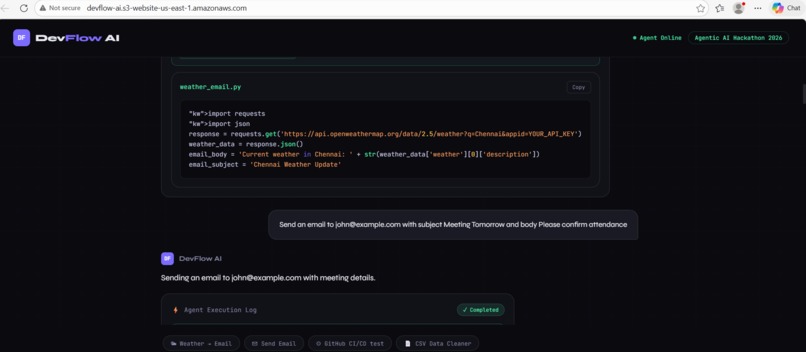 DevFlow AI – screenshot 4