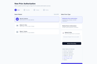 AI prior authorization agent