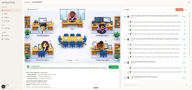 Interstice - Single Human Companies – screenshot 1