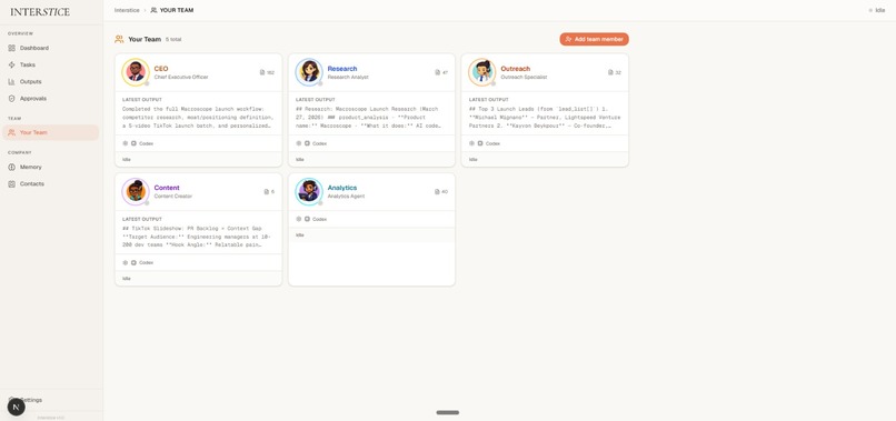 Interstice - Single Human Companies – screenshot 2