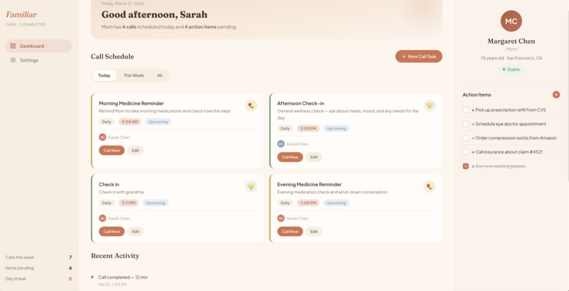 Familiar – screenshot 1