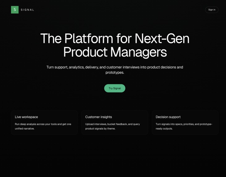 Signal – screenshot 1