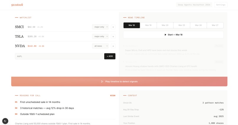911stock – screenshot 1