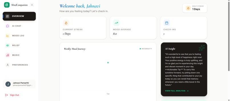 MindCompanion  – screenshot 3