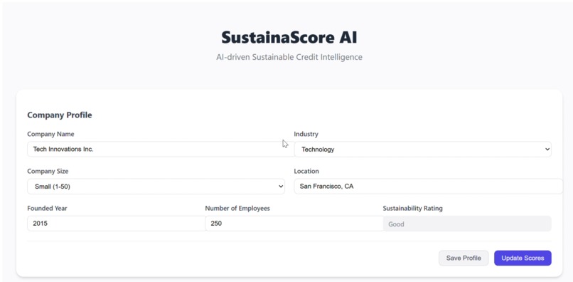 SustainaScore AI – screenshot 3