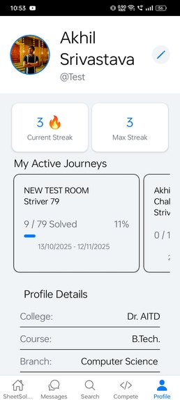 SheetSolver : Collaborative DSA Solving Platform – screenshot 3