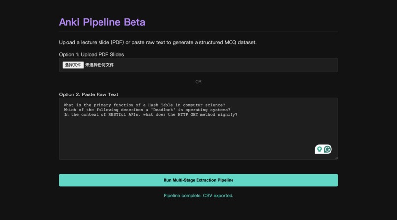 Anki Pipeline – screenshot 2