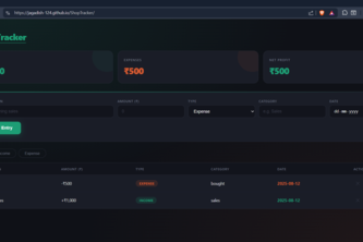 Shop Tracker