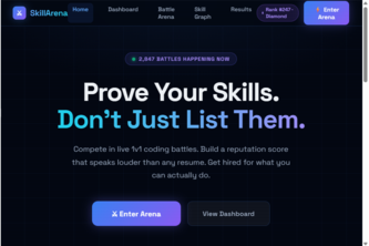 AI-Powered Skill Marketplace + Live Skill Battle Arena