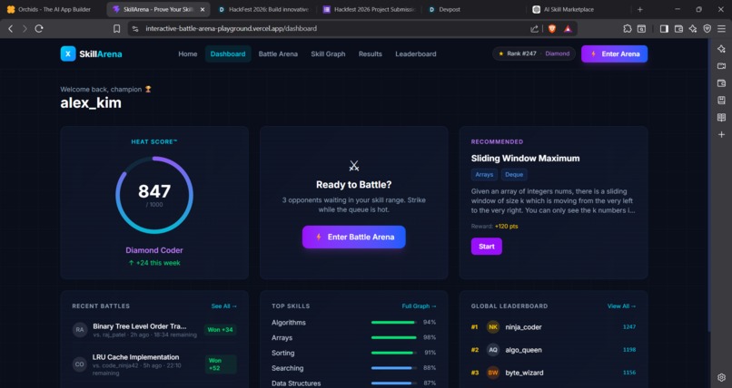 AI-Powered Skill Marketplace + Live Skill Battle Arena – screenshot 8