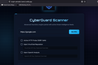 Cyberguard URL Scanner