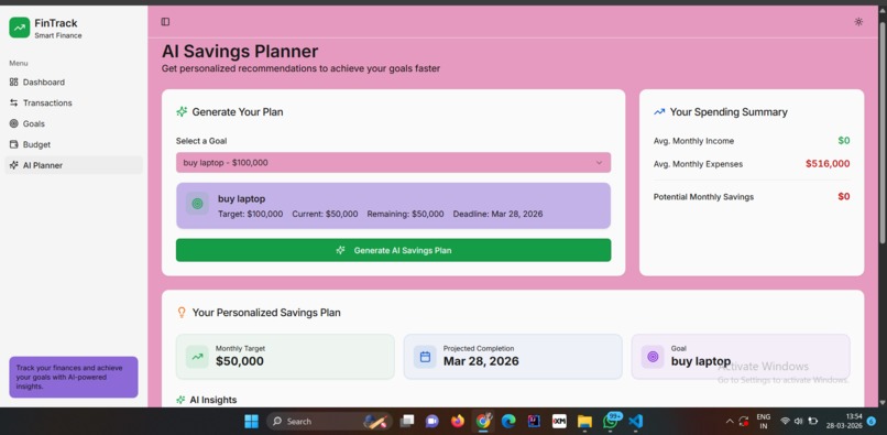 FinTrack – screenshot 3
