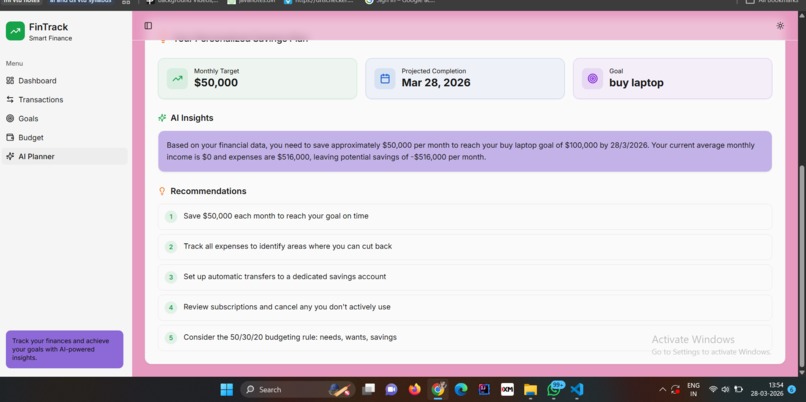 FinTrack – screenshot 4