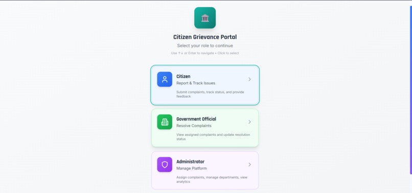 VYAVASTHA: Bridging Citizens & Government with AI – screenshot 2