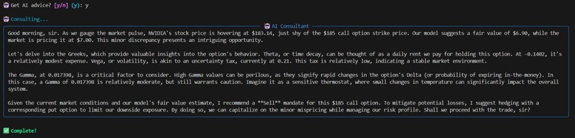 Q-tool : Options Pricing & Risk Analysis Engine – screenshot 5