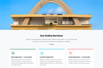 Births and Deaths Registry Webapp