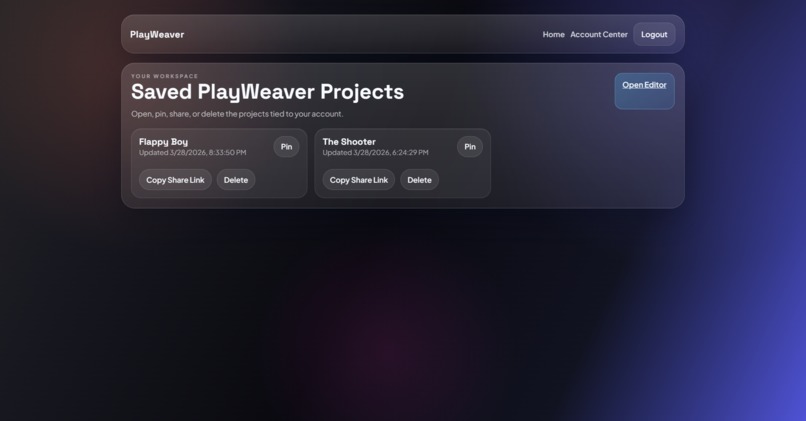 PlayWeaver – screenshot 5