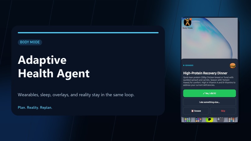 Body Mode - Bio-Adaptive AI Health Companion – screenshot 1