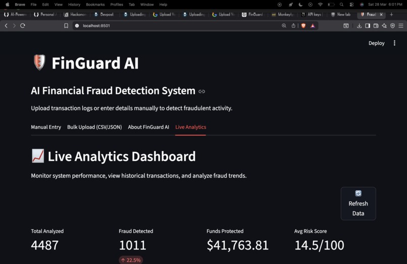 FinGuard AI – screenshot 1