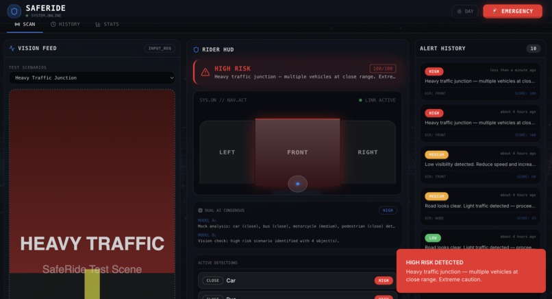 SafeRide – screenshot 2