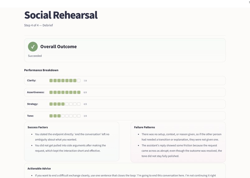 Social Rehearsal – screenshot 3