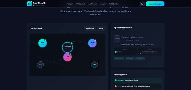 AgentHealth – screenshot 1