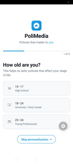 PoliMedia – screenshot 1