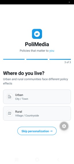 PoliMedia – screenshot 3