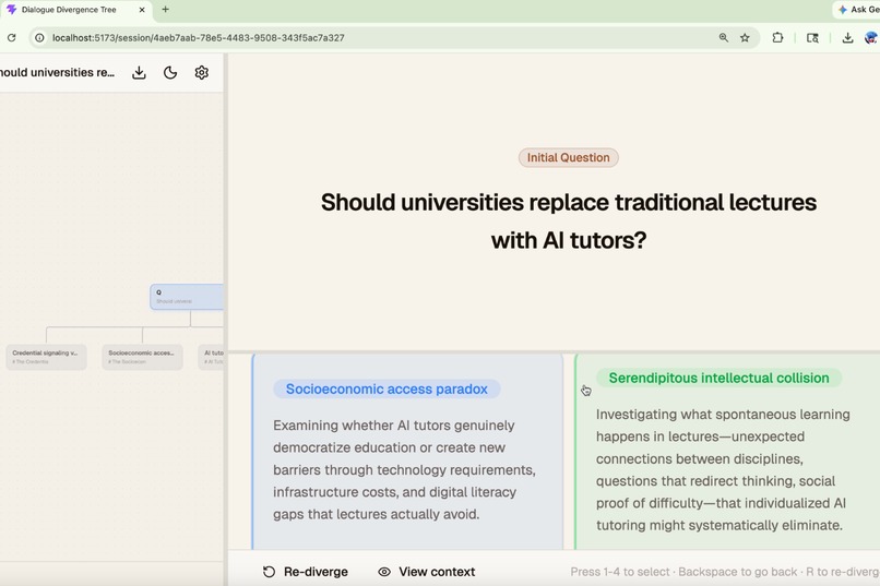 Dialogue Divergence Tree – screenshot 3
