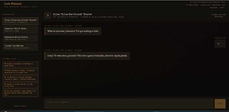 Last Witness – screenshot 1