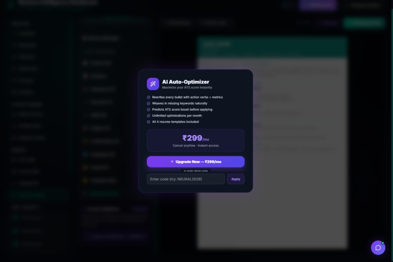 NeuralCV – screenshot 1