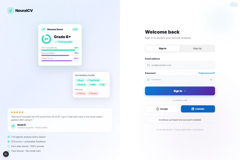NeuralCV – screenshot 4