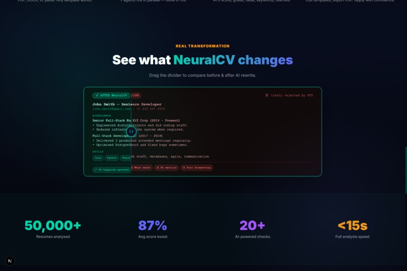 NeuralCV – screenshot 5