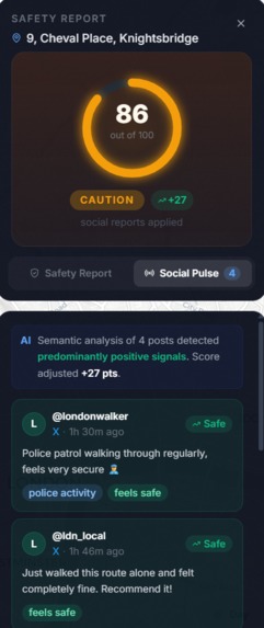 StreetSense – screenshot 1