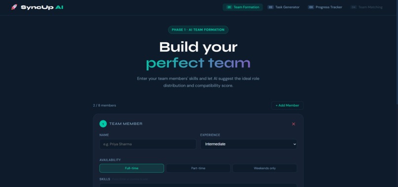SyncUp AI – screenshot 1