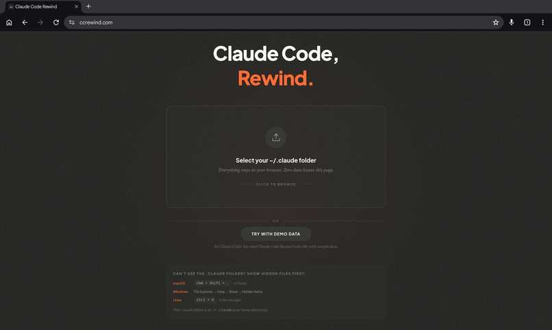 Claude Code Rewind – screenshot 2
