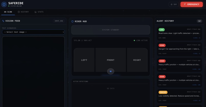 SafeRide – screenshot 1