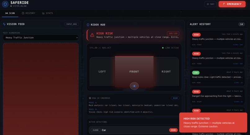 SafeRide – screenshot 2