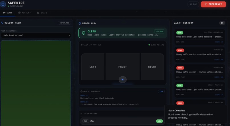 SafeRide – screenshot 4