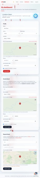 LifeLink – AI Blood Donation & Emergency Matcher – screenshot 4