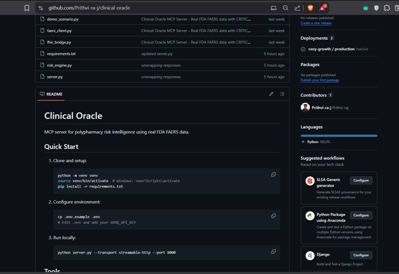 Clinical Oracle – screenshot 2