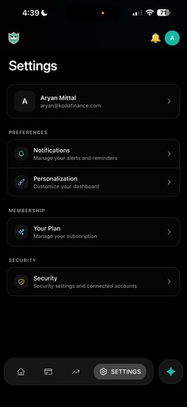 Koda Finance – screenshot 10