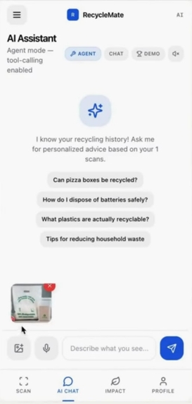 RecycleMate – AI-Powered Waste Sorting Assistant – screenshot 6