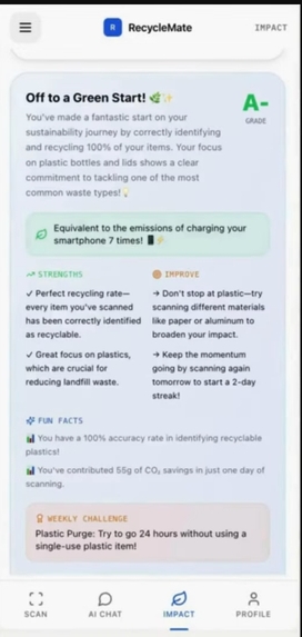 RecycleMate – AI-Powered Waste Sorting Assistant – screenshot 18