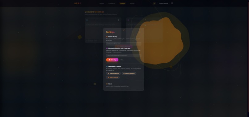 S.N.A.P. (Semantic Notes & Action Processor) – screenshot 3