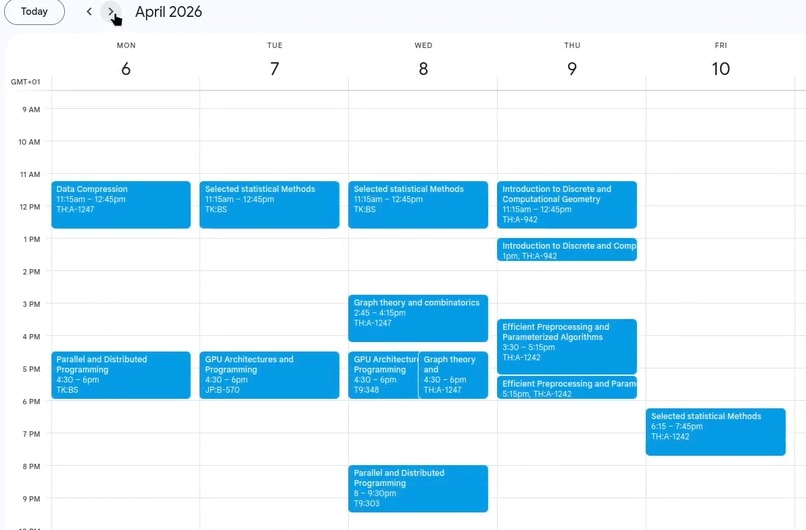 UniversityCalendarSync AI – screenshot 3