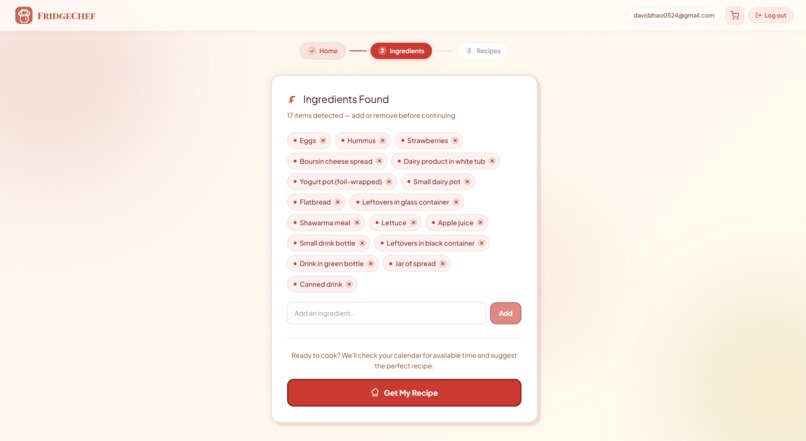 FridgeChef – screenshot 3