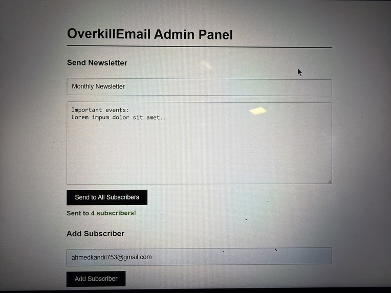 Overkill Email - Alya.ai – screenshot 1